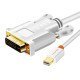 Cabletime Καλώδιο Mini Displayport Σε Dvi Av588, 1080P, 1.8M, Λευκό Cabletime Καλώδιο Mini Displayport Σε Dvi Av588, 1080P, 1.8M, Λευκό