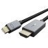 Cabletime Καλώδιο Mini Displayport Σε Hdmi Av588, Με Led 4K, 1.8M, Μαύρο
