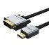 Cabletime Καλώδιο Hdmi 1.4 Σε Dvi 24+1 Av579, 1080P, 1M, Μαύρο