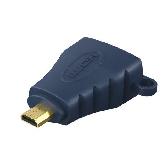 Cabletime Αντάπτορας Micro Hdmi D Σε Hdmi Av599, Με Ring, 4K, Μπλε Cabletime Αντάπτορας Micro Hdmi D Σε Hdmi Av599, Με Ring, 4K, Μπλε