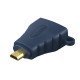 Cabletime Αντάπτορας Micro Hdmi D Σε Hdmi Av599, Με Ring, 4K, Μπλε Cabletime Αντάπτορας Micro Hdmi D Σε Hdmi Av599, Με Ring, 4K, Μπλε