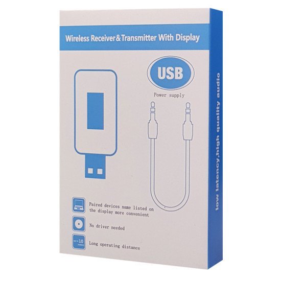 Bluetooth Audio Receiver Transmitter Bt-008, 3.5Mm