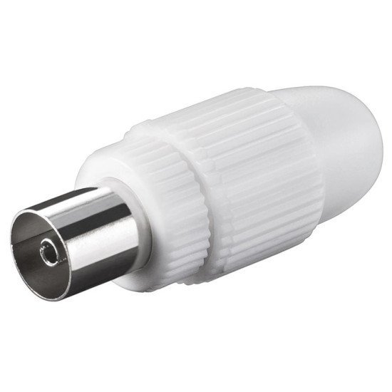 Powertech Βύσμα Κεραίας Pal Cab-V031, Θηλυκό, 15.88Mm, Λευκό, 5Τμχ Powertech Βύσμα Κεραίας Pal Cab-V031, Θηλυκό, 15.88Mm, Λευκό, 5Τμχ