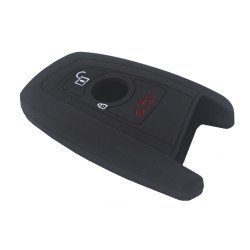 Θήκη Κλειδιού Για Αυτοκίνητα Bmw 2013-01, Εύκαμπτη, Μαύρη