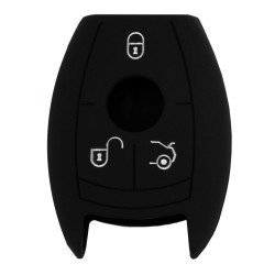 Θήκη Κλειδιού Για Αυτοκίνητα Mercedes-Benz 1008-09, Εύκαμπτη, Μαύρη