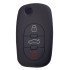 Θήκη Κλειδιού Για Αυτοκίνητα Audi 1009-03, Εύκαμπτη, Μαύρη