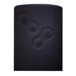 Θήκη Κλειδιού Για Αυτοκίνητα Renault 1010-01, Εύκαμπτη, Μαύρη