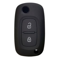 Θήκη Κλειδιού Για Αυτοκίνητα Renault 2021-01, Εύκαμπτη, Μαύρη