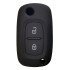 Θήκη Κλειδιού Για Αυτοκίνητα Renault 2021-01, Εύκαμπτη, Μαύρη