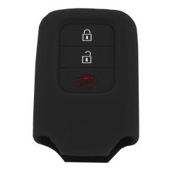 Θήκη Κλειδιού Για Αυτοκίνητα Honda 1014-01, Εύκαμπτη, Μαύρη