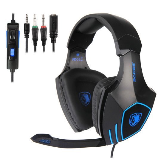 Sades Gaming Headset Sa-819, 3.5Mm, 50Mm, Μαύρο