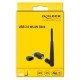 Delock Usb2.0 Wlan Stick Με Εξωτερική Κεραία 12462, Dfs+Wps, 2.4Ghz+5Ghz