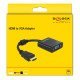 Delock Αντάπτορας Hdmi Σε Vga 65512, 1080P, Μαύρος Delock Αντάπτορας Hdmi Σε Vga 65512, 1080P, Μαύρος