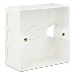Delock Οπίσθιο Κουτί Για Keystone Πρίζα Τοίχου 86128, Λευκό