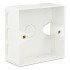 Delock Οπίσθιο Κουτί Για Keystone Πρίζα Τοίχου 86128, Λευκό