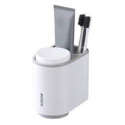 ECOCO βάση για οδοντόβουρτσες με ποτήρια E1905, λευκή