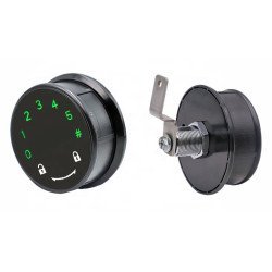 Kerong Ηλεκτρικό Λουκέτο Ασφαλείας Kr-S64A, Συνδυασμού, Μαύρο