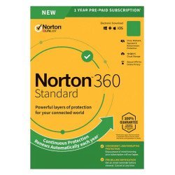 Norton Antivirus 360 Standard Esd, 1 Συσκευή, 10Gb Cloud, 1 Έτος Norton Antivirus 360 Standard Esd, 1 Συσκευή, 10Gb Cloud, 1 Έτος