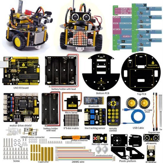Keyestudio Smart Little Turtle Robot V3.0 Ks0464
