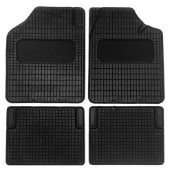 Amio Σετ Πατάκια Αυτοκινήτου Rcm-02, 50X70Cm & 48X36Cm, Universal, Μαύρο