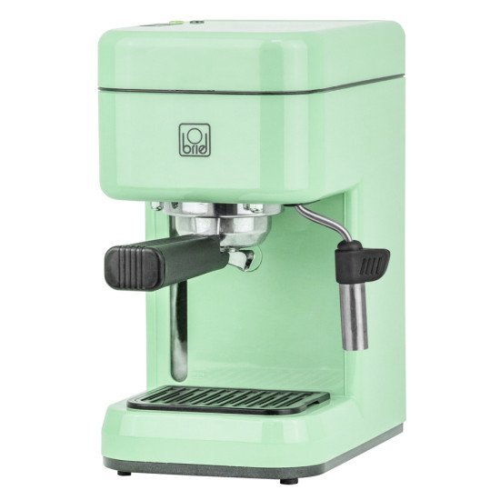 BRIEL μηχανή espresso B14S, 20 bar, με ακροφύσιο, πράσινη