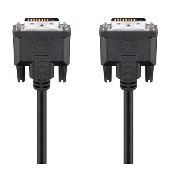 Goobay Καλώδιο Dvi-D 24+1 93573, 30Awg, Full Hd, 1.8M, Μαύρο Goobay Καλώδιο Dvi-D 24+1 93573, 30Awg, Full Hd, 1.8M, Μαύρο