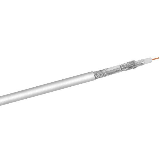 Goobay Καλώδιο Κεραίας 27518, 120Db, 75Ω, Ccs, 100M, Λευκό Goobay Καλώδιο Κεραίας 27518, 120Db, 75Ω, Ccs, 100M, Λευκό