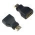 Powertech Αντάπτορας Hdmi Mini Αρσενικό Σε Hdmi Θηλυκό Cab-H025, Μαύρος