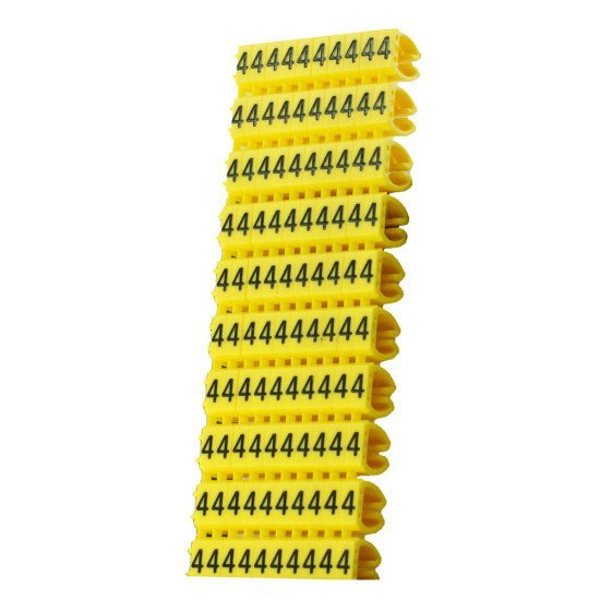 Powertech Clip Αρίθμησης Καλωδίου Νο 4, Yellow, 10Τεμ. Powertech Clip Αρίθμησης Καλωδίου Νο 4, Yellow, 10Τεμ.