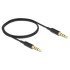 Delock Καλώδιο 3.5Mm 66075, Ctia, 32Awg, 0.5M, Μαύρο