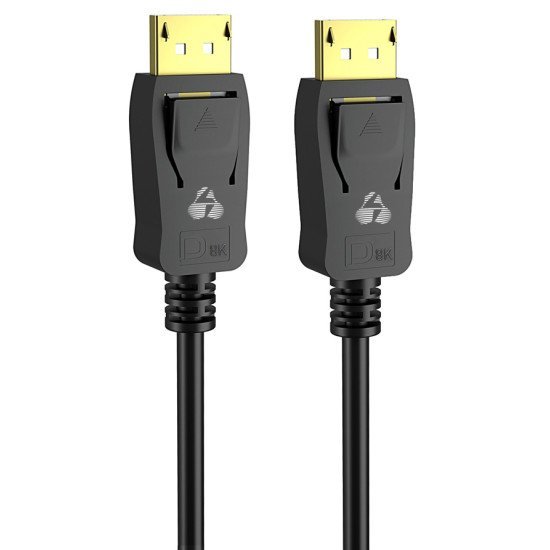 Powertech Καλώδιο Displayport 1.4V Cab-Dp052, Copper, 8K, 5M, Μαύρο Powertech Καλώδιο Displayport 1.4V Cab-Dp052, Copper, 8K, 5M, Μαύρο