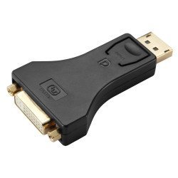 Powertech Αντάπτορας Displayport Σε Dvi Cab-Dp063, Passive, 4K, Μαύρος