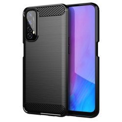 POWERTECH θήκη Carbon MOB-1623 για Realme 7, μαύρη