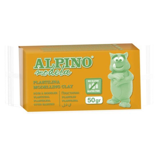 ALPINO πλαστελίνη 088DP00005801, χωρίς γλουτένη, 50γρ, πορτοκαλί