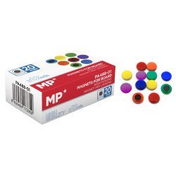 Mp Χρωματιστός Μαγνήτης Pa488-01, 20Mm, 12Τμχ