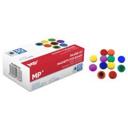 Mp Χρωματιστός Μαγνήτης Pa488-02, 30Mm, 12Τμχ