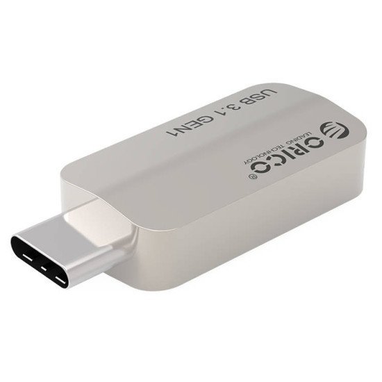 ORICO αντάπτορας USB Type-C σε USB 3.1 CTA2, 3A, ασημί