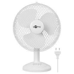 Goobay Επιτραπέζιος Ανεμιστήρας 39512, 12", 40W, Λευκός