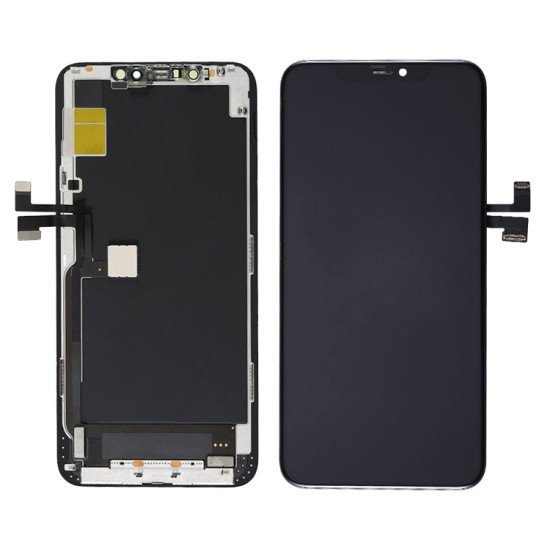 Tw Incell Lcd Για Iphone 11 Pro Max, Camera-Sensor Ring, Earmesh, Μαύρη