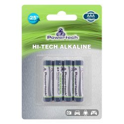 Powertech Hi-Tech Αλκαλικές Μπαταρίες Pt-944, Aaa Lr03 1.5V, 4Τμχ Powertech Hi-Tech Αλκαλικές Μπαταρίες Pt-944, Aaa Lr03 1.5V, 4Τμχ