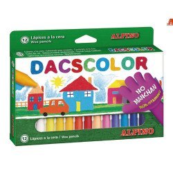 Alpino Χρωματιστές Κηρομπογιές Dc050290, 12 Τμχ