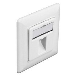 Delock Wall Outlet Για Keystone 86981, 1 Port