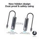 Joyroom Docking Station S-H113, 2X Usb, Hdmi, Usb-C, Γκρι Joyroom Docking Station S-H113, 2X Usb, Hdmi, Usb-C, Γκρι