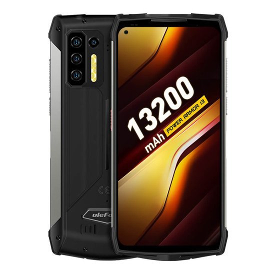 Ulefone Smartphone Power Armor 13, Ip68/Ip69K, 6.81", 8/256Gb, 13200Mah