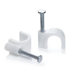 Powertech Ρόκα Στήριξης Καλωδίων, Round, 9Mm, Λευκή, 100Τμχ Powertech Ρόκα Στήριξης Καλωδίων, Round, 9Mm, Λευκή, 100Τμχ