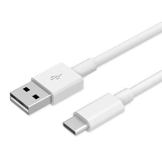POWERTECH καλώδιο USB σε USB-C CAB-UC010, 1m, λευκό POWERTECH καλώδιο USB σε USB-C CAB-UC010, 1m, λευκό