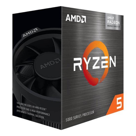 Amd Cpu Ryzen 5 5600G, 3.9Ghz, 6 Cores, Am4, 19Mb, Wraith Stealth Cooler