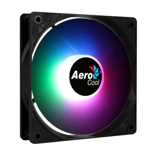 AEROCOOL LED ανεμιστήρας FROST-12, molex + 3-Pin connector, 120mm, FRGB