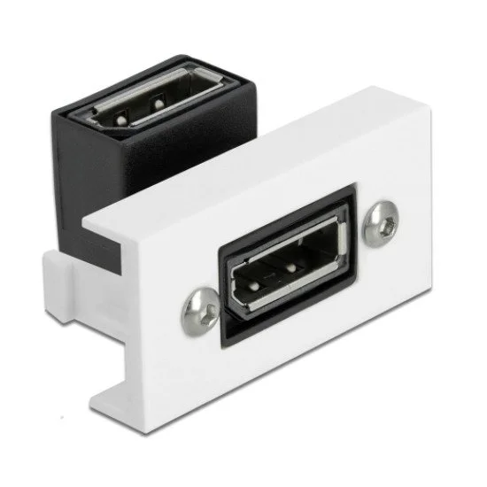 Delock Module Displayport Easy 45 81306, Γωνιακό, 8K, 22.5X45Mm, Λευκό Delock Module Displayport Easy 45 81306, Γωνιακό, 8K, 22.5X45Mm, Λευκό