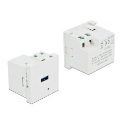 Delock Module Usb Θύρα Φόρτισης Easy 45 81311, 18W, 45X45Mm, Λευκό Delock Module Usb Θύρα Φόρτισης Easy 45 81311, 18W, 45X45Mm, Λευκό